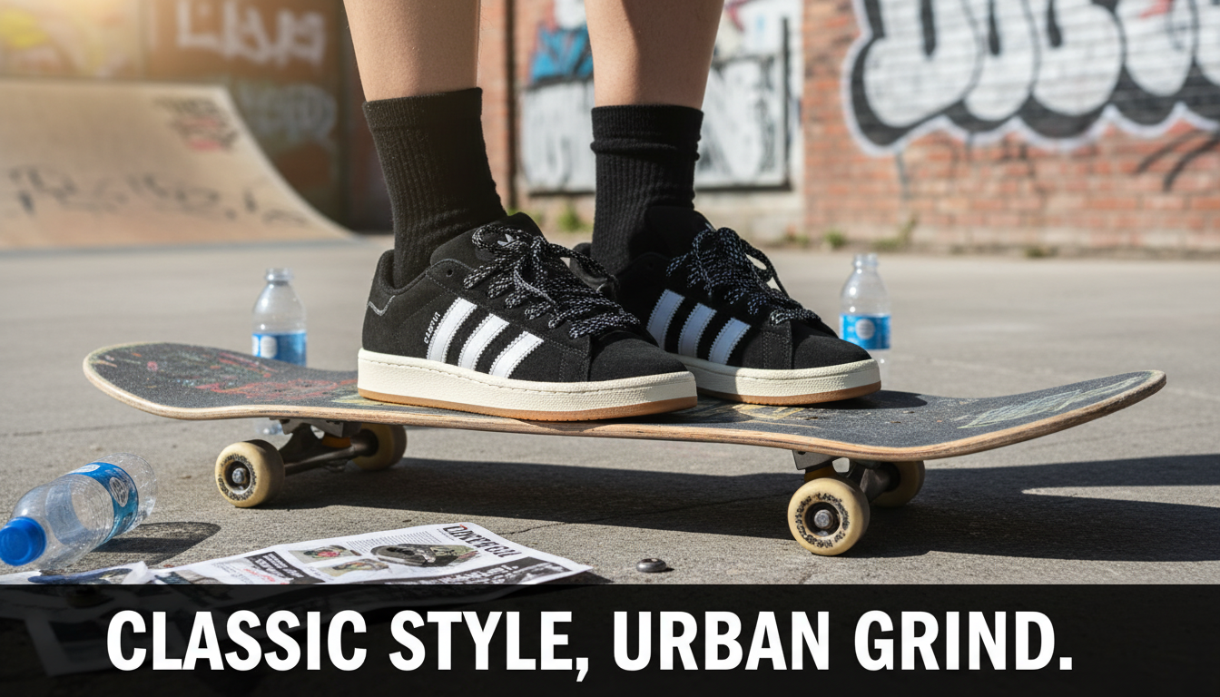 Adidas Women’s Black Slip-On Sneakers for Fall/Winter
